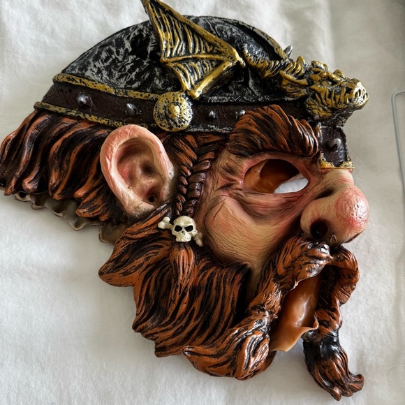 Lord of the Rings Gimli Dwarf Mask — Disguise ©2003 — Adult Latex —Vintage LOTR - Picture 1 of 4